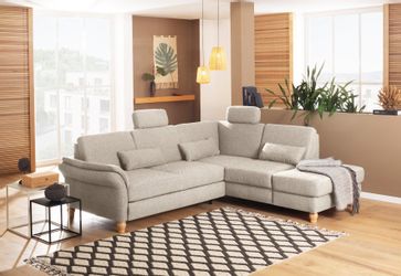 Home affaire Ecksofa "Palace L-Form" incl. Sitztiefenverstellung, wahlweise günstig online kaufen