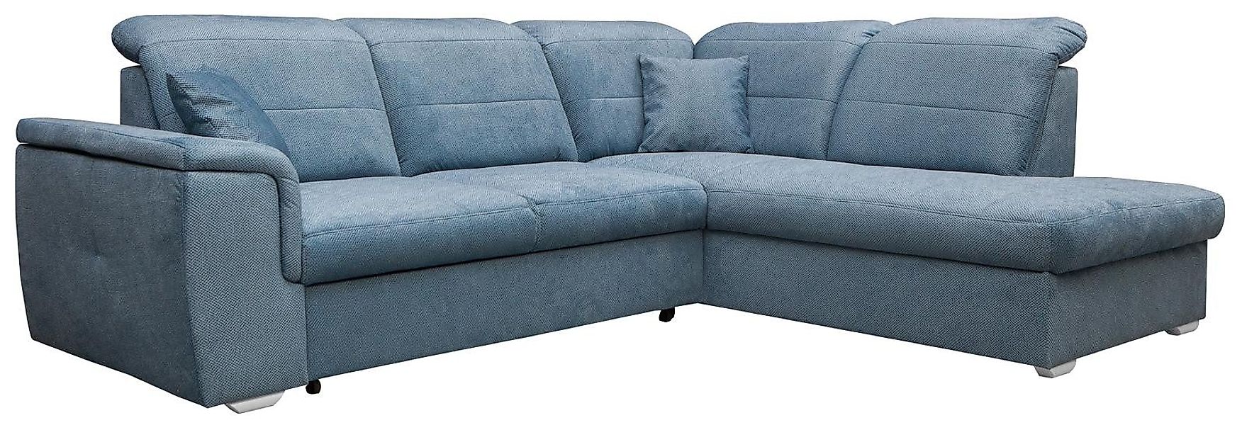 Beautysofa Ecksofa mit Schlaffunktion BERGAMO L, günstig online kaufen