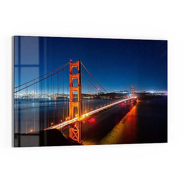 DEQORI Glasbild 'San Francisco bei Nacht', günstig online kaufen