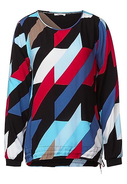 CECIL Klassische Bluse Printed Round Neck günstig online kaufen