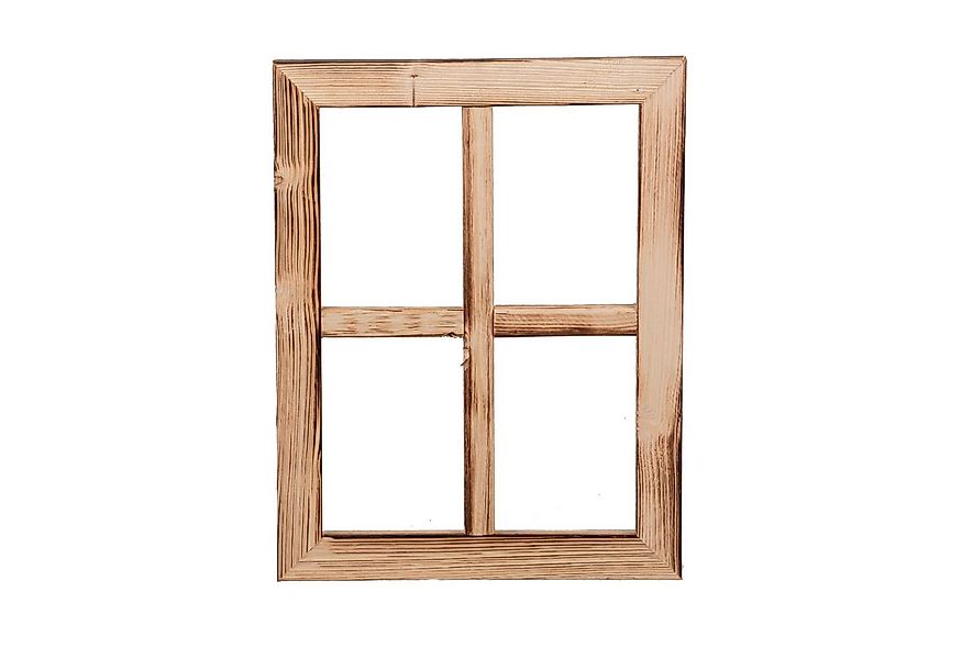 UNUS HOME Wanddekoobjekt Holzfenster Dekoration Altholz (1 St) günstig online kaufen