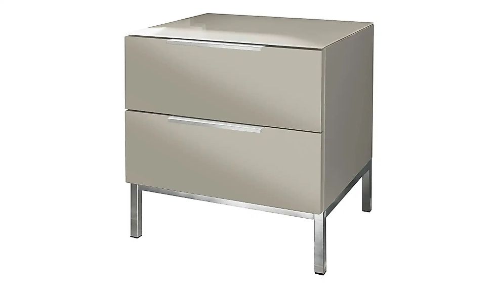 Nachtkommode mit 2 Schüben  Vitreo Neo ¦ beige ¦ Maße (cm): B: 45 H: 46 T: günstig online kaufen