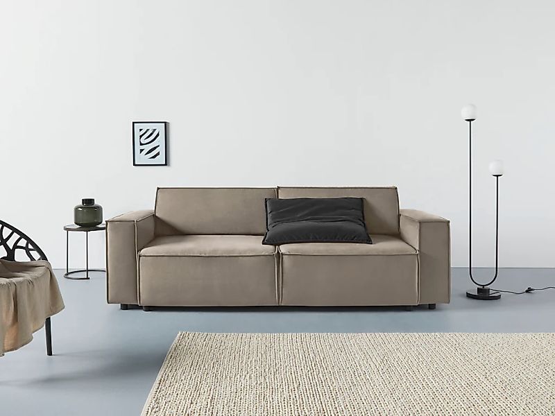 Home affaire Schlafsofa "Marva" incl. Bettfunktion und Bettkasten, Federker günstig online kaufen
