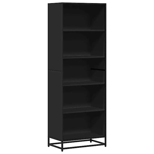 vidaXL Bücherregal Schwarz 60x35x170,5 cm Holzwerkstoff 3300850 günstig online kaufen