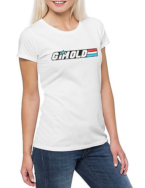 Urban Backwoods Print-Shirt G I'm Old II Damen T-Shirt GI Eighties 80er Arm günstig online kaufen