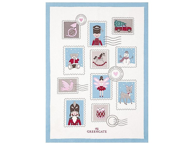 Greengate Geschirrtuch Xmas letter Geschirrtuch bedruckt 70x50cm günstig online kaufen