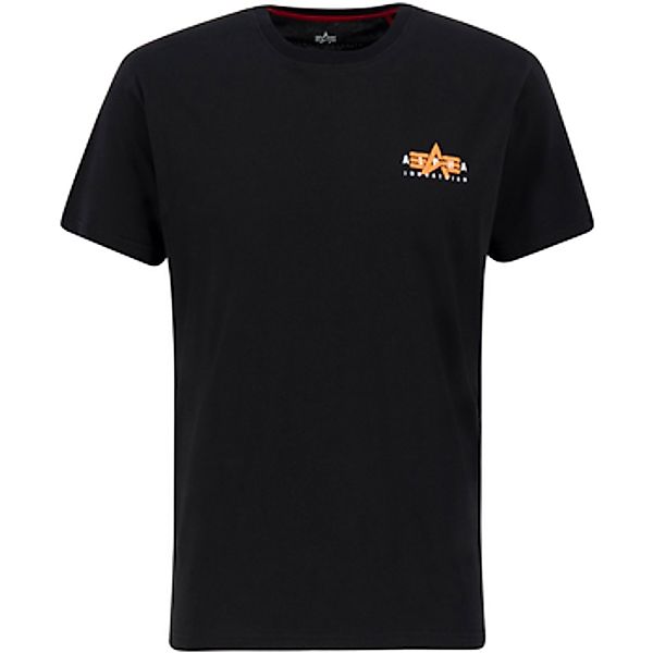 Alpha  T-Shirt Puff Print Logo BP T - black günstig online kaufen