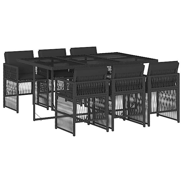 vidaXL Garten-Essgruppe 7-tlg. Garten-Essgruppe mit Kissen günstig online kaufen