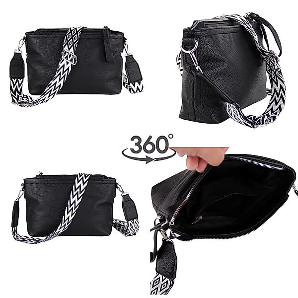 MIRROSI Umhängetasche Damen, Veganleder Crossbody Tasche günstig online kaufen