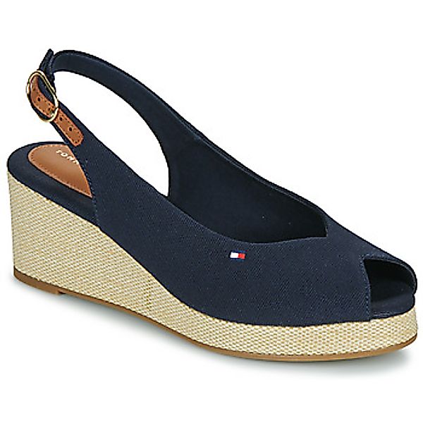 Tommy Hilfiger Keilsandalette "FLAG MID WEDGE ESPAD SLINGBACK", Plateau, So günstig online kaufen