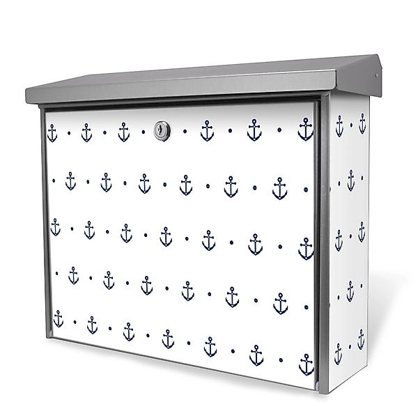 Banjado Briefkasten Edelstahl 38.5x31.5x12cm Ohne Zeitungsfach Inkl. Montag günstig online kaufen
