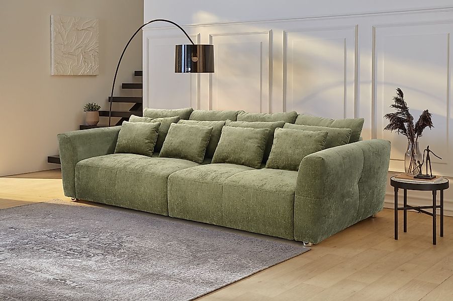 Jockenhöfer Gruppe Big-Sofa "Gulliver, B: 298 cm" mit Zierkissen, Federkern günstig online kaufen