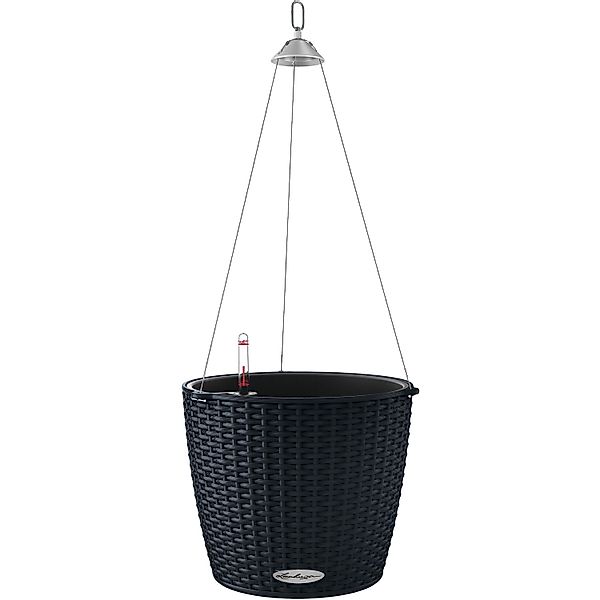 Lechuza Hängeampel Nido Cottage Ø 27 cm x 23 cm Graphitschwarz günstig online kaufen