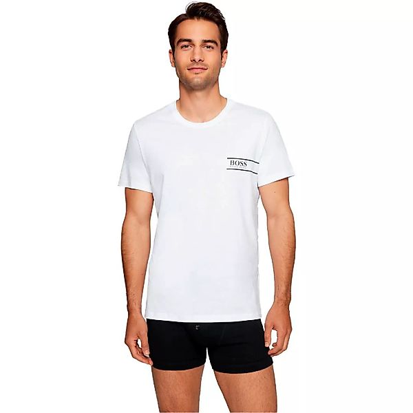 Boss 24 Rundhals-t-shirt Aus Baumwolle L White günstig online kaufen