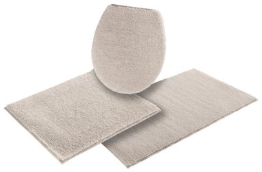 my home Badematte "Vanessa, Badvorleger, Badezimmer Teppich" Höhe 10 mm rut günstig online kaufen