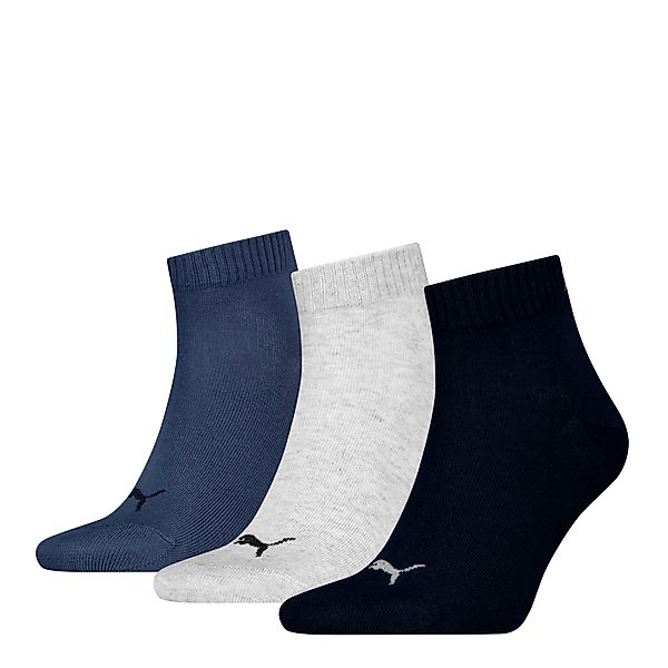 PUMA Kurzsocken, (3 Paar), Atmungsaktiv, Rippenbündchen, weiche Baumwollmis günstig online kaufen
