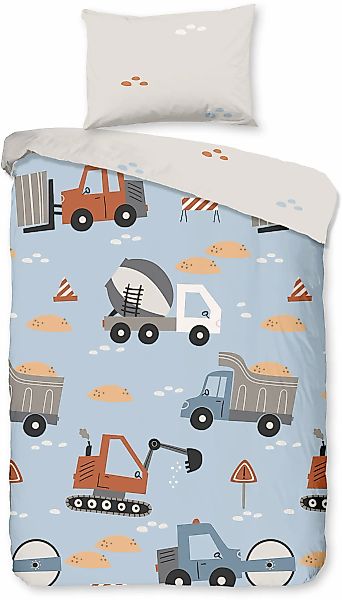 good morning Kinderbettwäsche "Mack" 2 Stk. tlg. Baumwolle, Renforcé, Wende günstig online kaufen