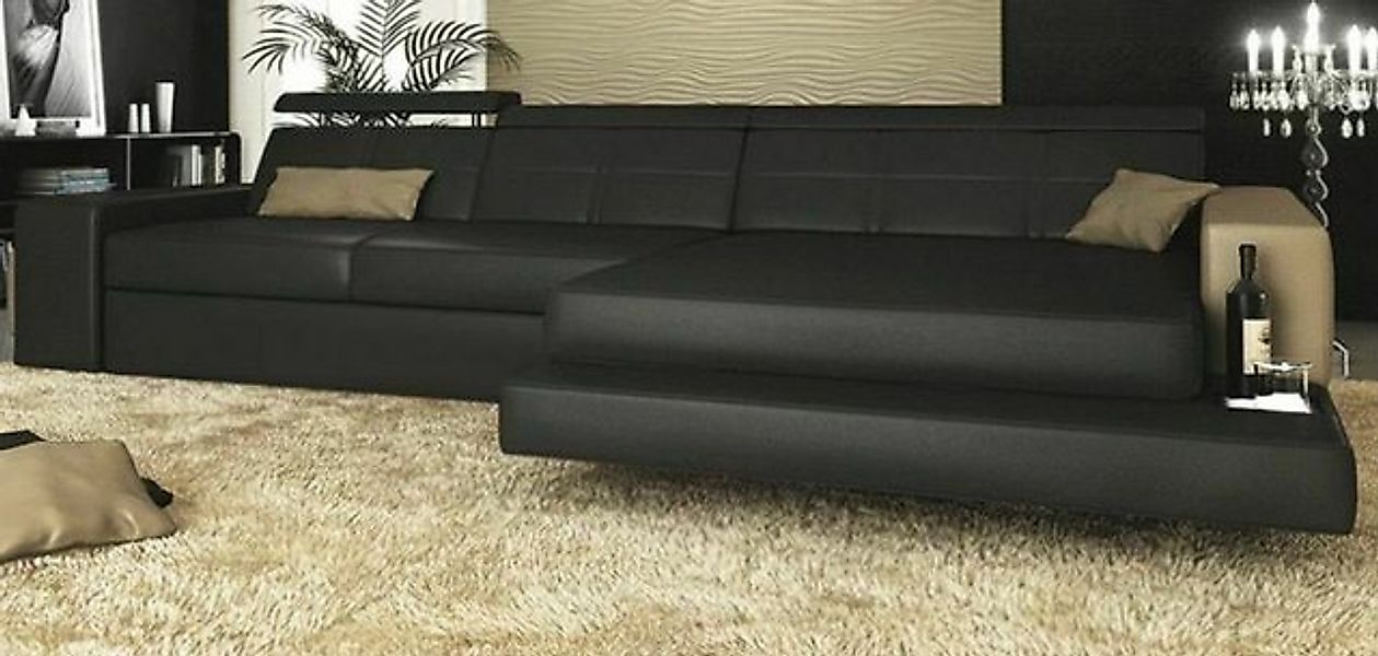 JVmoebel Ecksofa Ecksofa Couch Polster Wohnlandschaft Eck Ecke Leder Sofa, günstig online kaufen