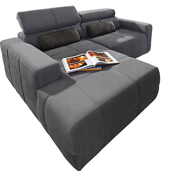 DOMO collection Ecksofa Brandon Sitzbelastung 140 kg, kleine Ausführung B/T günstig online kaufen