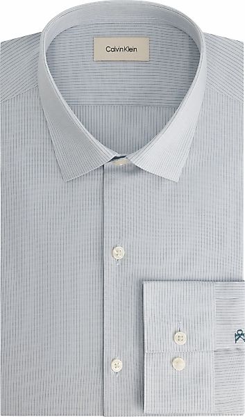 Calvin Klein Businesshemd "SLIM ESNTL POPLIN STR STP", Slim fit mit Rundhal günstig online kaufen