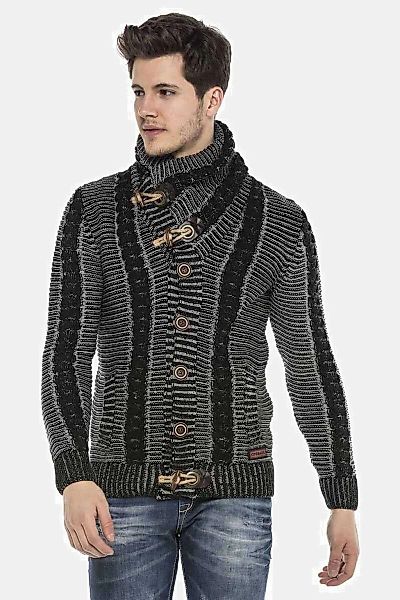Cipo & Baxx Cardigan "Strickjacke", 1 Stk. mit Knopfleiste, CP215 günstig online kaufen