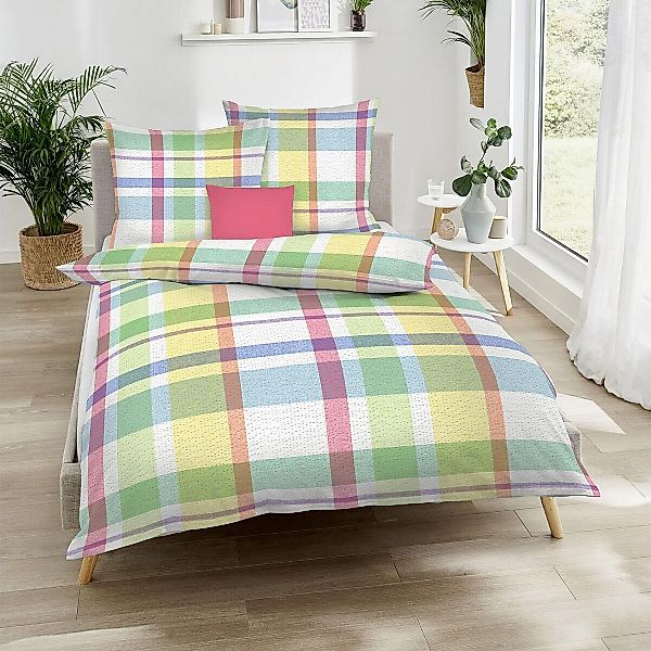 TRAUMSCHLAF Bettwäsche Madras, Seersucker, 2 teilig, günstig online kaufen