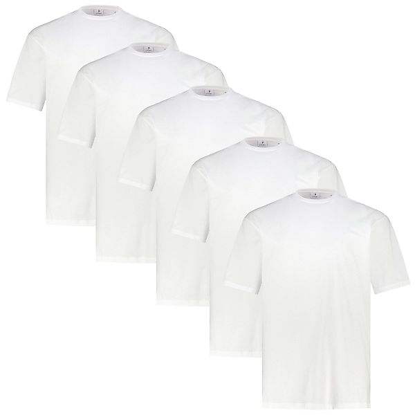 Pfundskerl 5er-Pack Basic T-Shirt Farbe weiß Größe: 3XL günstig online kaufen