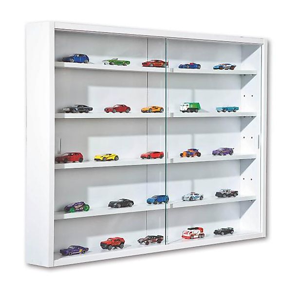 Sammler-Vitrine COMPILATI  von Interlink Möbelbauplatte weiß günstig online kaufen