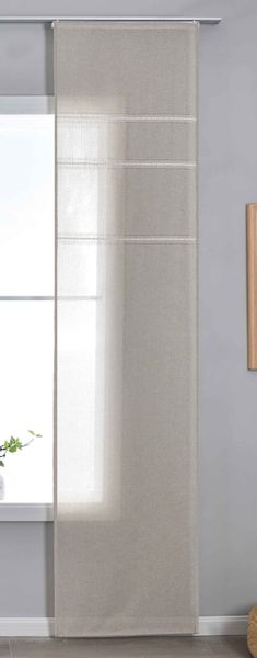 Gardinenbox Schiebegardine (1 St), Paneelwagen, halbtransparent, günstig online kaufen