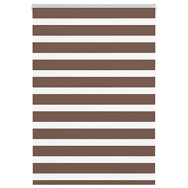 vidaXL Doppelrollo Braun 105x100 cm Stoffbreite 100,9 cm Polyester 4014314 günstig online kaufen