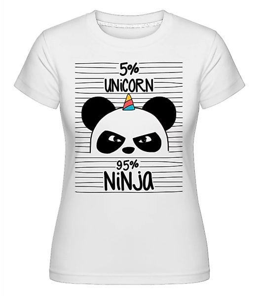 5% Unicorn 95% Ninja · Shirtinator Frauen T-Shirt günstig online kaufen