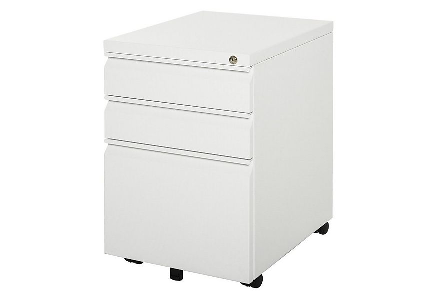 Vinsetto Rollcontainer Büroschrank mit 3 Schubladen, (Büroschrank, 1 St., B günstig online kaufen