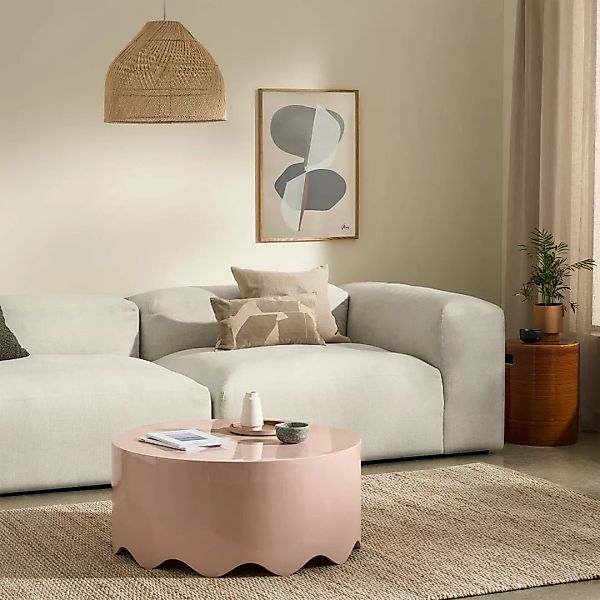 Livienne 3-Sitzer Sofa, helles Nussbraun - MADE.com günstig online kaufen