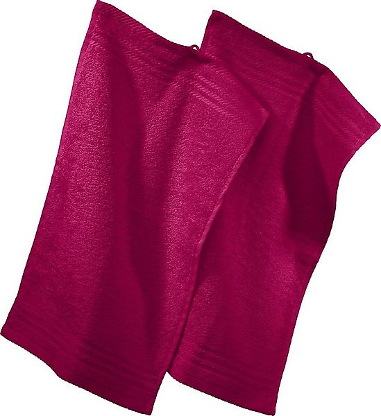 REDBEST Gästehandtuch Gästetuch 2er-Pack, Frottier, Walk-Frottier Uni günstig online kaufen