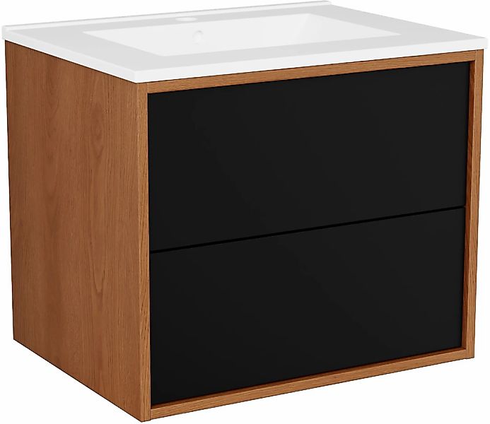 welltime Waschtisch "Waschbeckenunterschrank Line mit Waschbecken,Badmöbel, günstig online kaufen