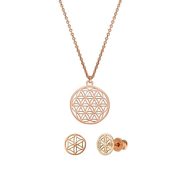 SCHOSCHON Schmuckset Blume des Lebens Halskette günstig online kaufen