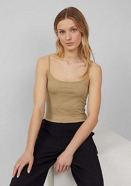 s.Oliver Muscleshirt T-Shirt Top mit verstellbaren Spaghettiträgern im Slim günstig online kaufen