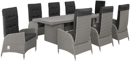 KONIFERA Garten-Essgruppe Brisbane, (Set, 17-tlg., inkl. günstig online kaufen
