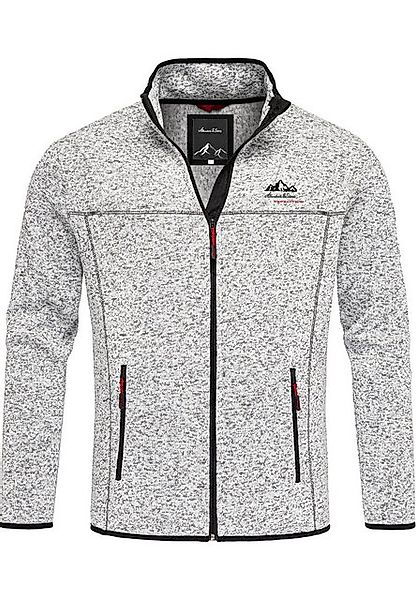 Amaci&Sons Fleecejacke HARVEY Fleecejacke Herren Strickfleece günstig online kaufen