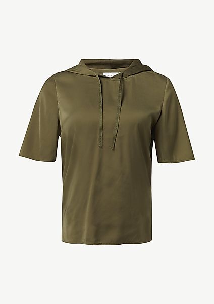 comma casual identity Kurzarmbluse Hoodie-Bluse aus günstig online kaufen