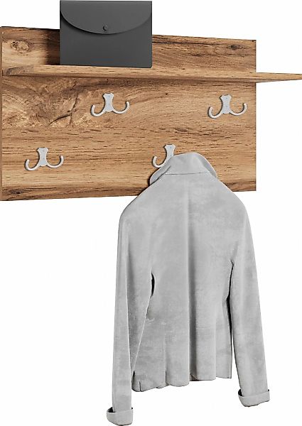 OTTO home Garderobenpaneel "Paris" 1 Stk. tlg. Praktische Wandgarderobe mit günstig online kaufen