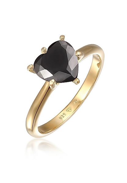 Elli Fingerring Herz Zirkonia Verlobungsring Solitär 925 Silber günstig online kaufen