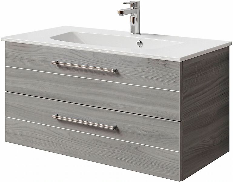 Saphir Waschtisch "Serie 6025 Mineralmarmor-Waschtisch mit Unterschrank, 67 günstig online kaufen