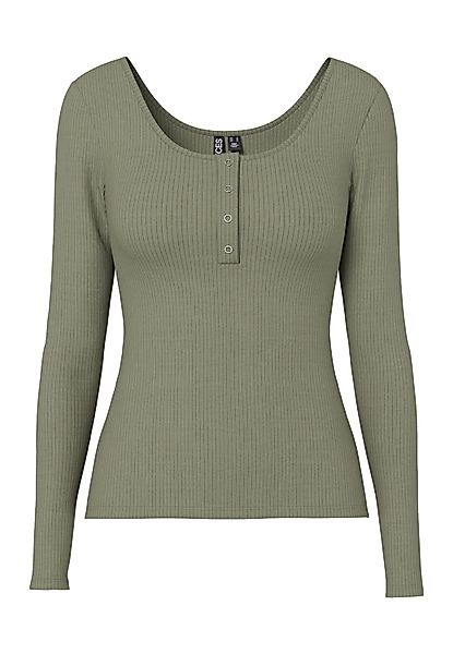 pieces Langarmshirt Kitte (1-tlg) Plain/ohne Details günstig online kaufen