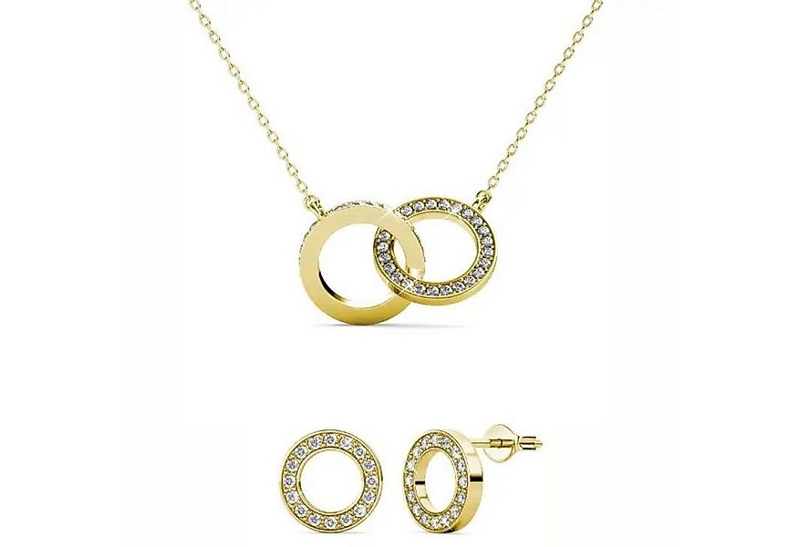 Ella Eisvogel Schmuckset Ophir Infinity Set (Zirkonia), 18 Karat günstig online kaufen