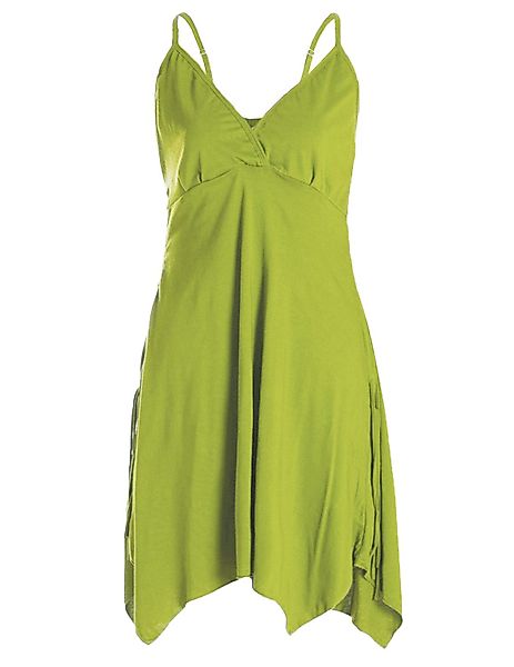 Vishes Sommerkleid Damen Bio-Baumwolle Spaghettiträger-Kleid Hippie, günstig online kaufen