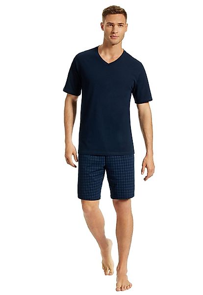uncover by SCHIESSER Shorty "Uncover Nightwear" 2 Stk. tlg., V-Ausschnitt, günstig online kaufen