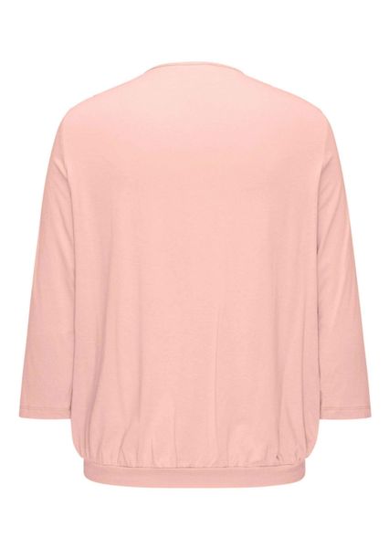 GOLDNER Kurzarmbluse Kurzgröße: Chiffon-Shirt mit 3/4-Arm, günstig online kaufen