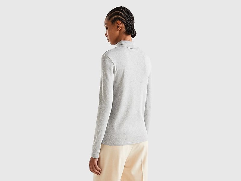 United Colors of Benetton Rollkragenshirt, mit Markenlabel günstig online kaufen