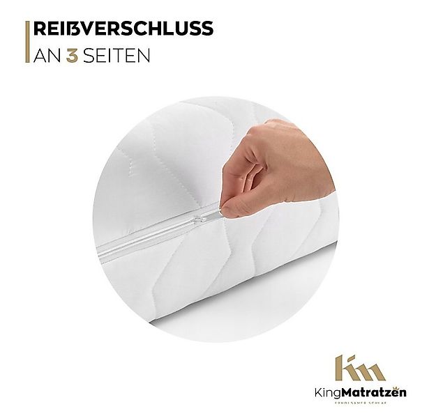Matratzenschutzbezug Matratzenbezug KingBEZUG 140 x 200 x 10 cm Ersatz Bezu günstig online kaufen